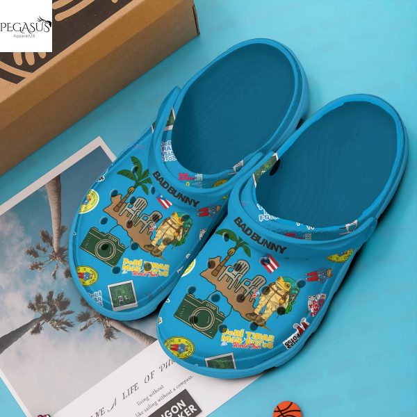Bad Bunny Debi Tirar Mas Fotos Crocs – Blue