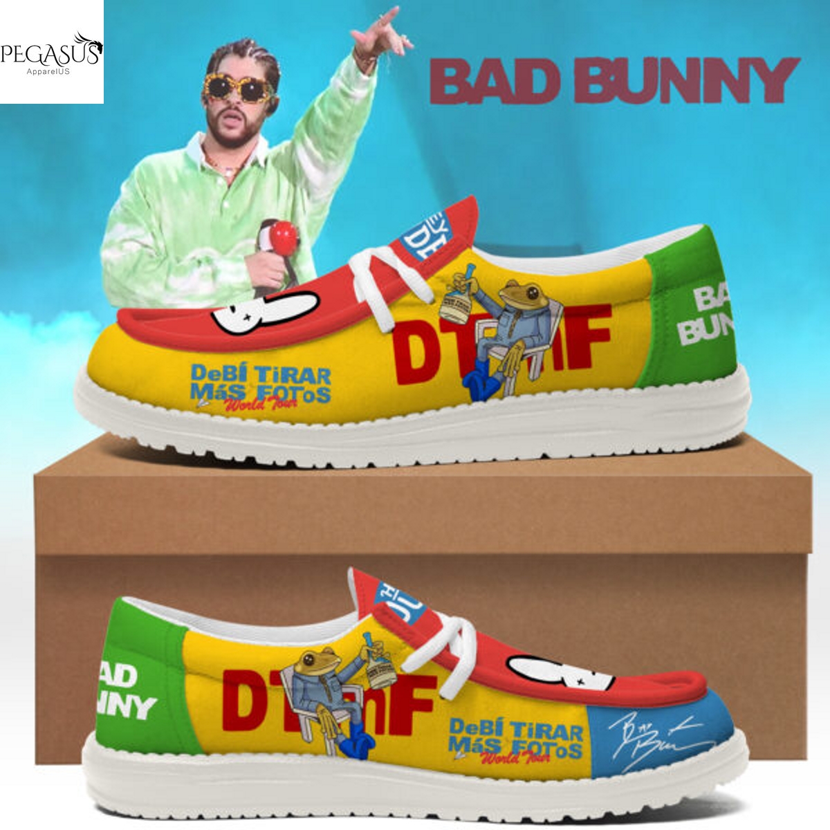 Bad Bunny Debi Tirar Mas Fotos Signature Hey Dude Shoes Bad Bunny Debi Tirar Mas Fotos Signature Hey Dude Shoes