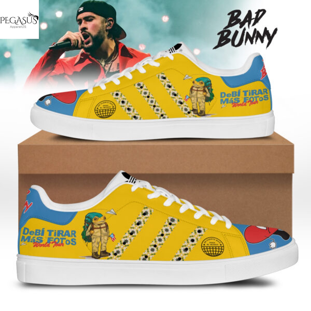 Bad Bunny Debi Tirar Mas Fotos Stan Smith Shoes Bad Bunny Debi Tirar Mas Fotos Stan Smith Shoes