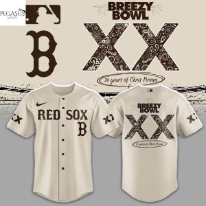 Boston Red Sox x Chris Brown Breezy Bowl XX 2025 Baseball Jersey – White