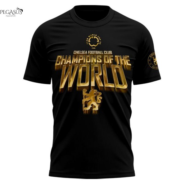Chelsea F.C Champions Of The World 2025 3D T-Shirt