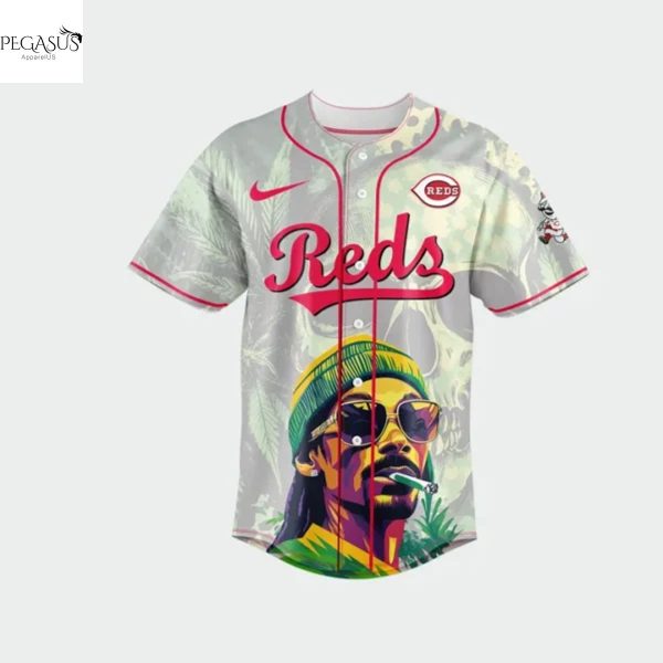 Cincinnati Reds Snoop Dogg Post-Game Concert 2025 Baseball Jersey