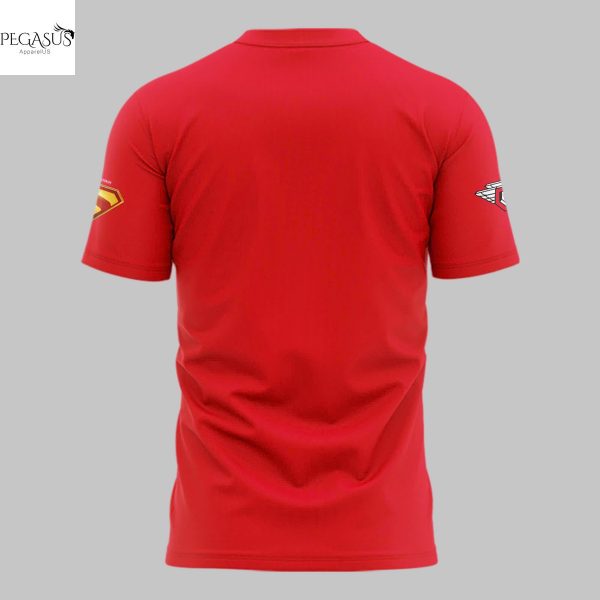 Cleveland Guardians x Superman 2025 3D T-Shirt – Red