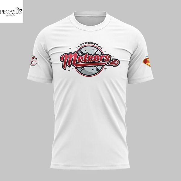 Cleveland Guardians x Superman 2025 3D T-Shirt – White