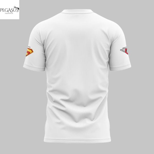 Cleveland Guardians x Superman 2025 3D T-Shirt – White