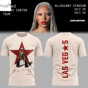 Cowboy Carter Tour Beyonce x Las Vegas 3D T-Shirt