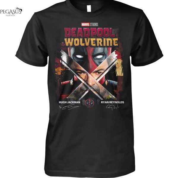 Deadpool & Wolverine Ryan Reynolds x Hugh Jackman Unisex T-Shirt
