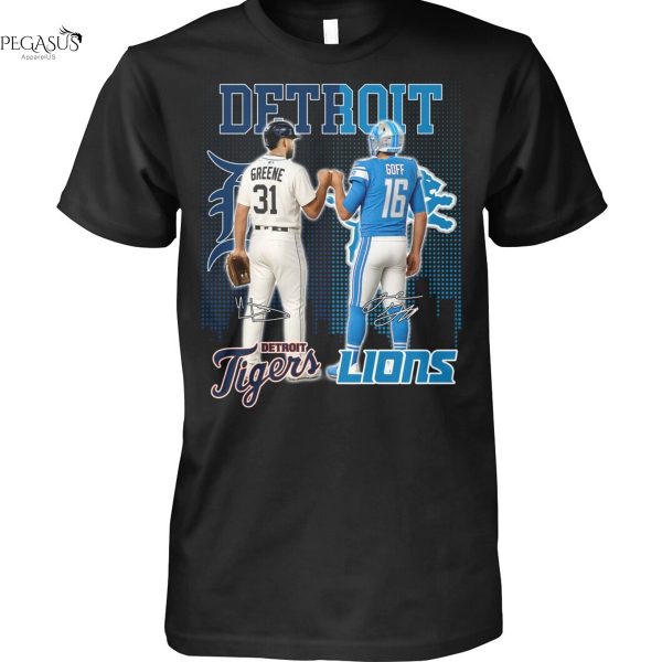 Detroit Tigers x Detroit Lions Signature Unisex T-Shirt