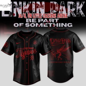 Detroit Tigers x Linkin Park From Zero World Tour 2025 Baseball Jersey