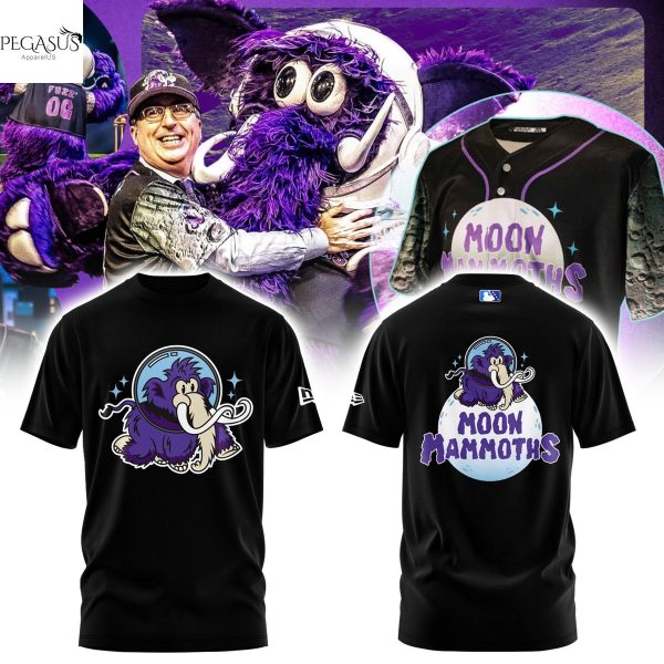 Erie SeaWolves BR Moon Mammoths 2025 3D T-Shirt