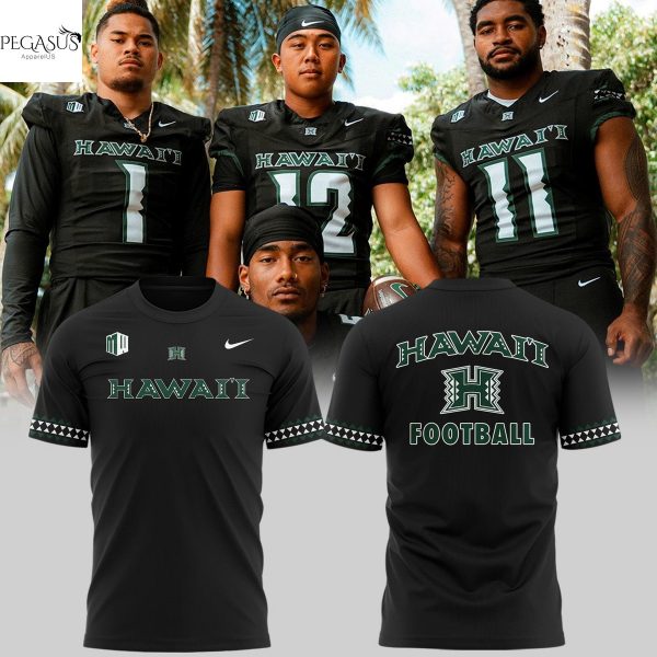 Hawaii Rainbow Warriors Football 3D T-Shirt