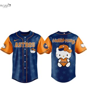 Hello Kitty Night X Houston Astros Baseball Jersey