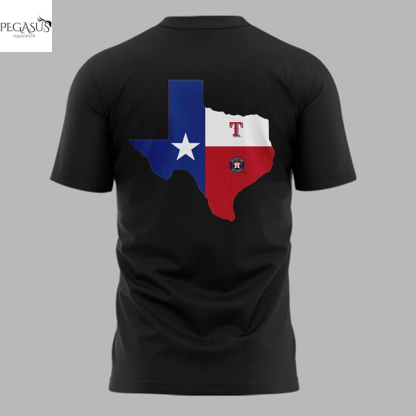 Houston Astros Together For Texas 2025 3D T-Shirt – Black
