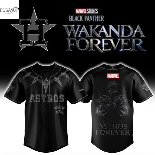 Houston Astros x Black Panther Wakanda Forever 2025 Baseball Jersey