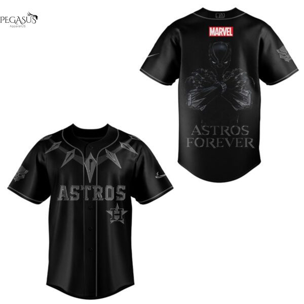 Houston Astros x Black Panther Wakanda Forever 2025 Baseball Jersey