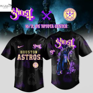 Houston Astros x Ghost Band World Tour 2025 Baseball Jersey