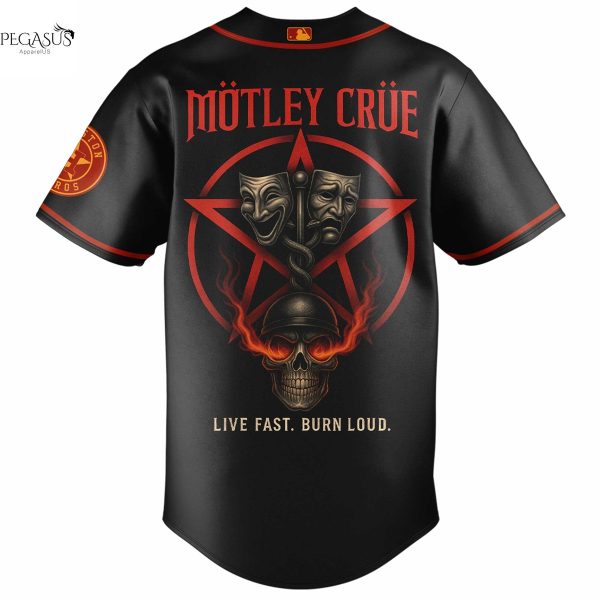 Houston Astros x Motley Crue Baseball Jersey