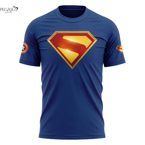 Houston Astros x Superman 3D T-Shirt