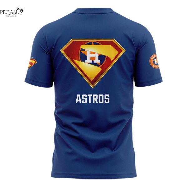 Houston Astros x Superman 3D T-Shirt
