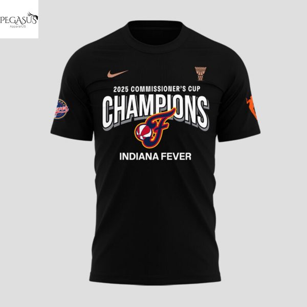 Indiana Fever 2025 WNBA Commissioner Cup Champions Now You Know 3D T-Shirt