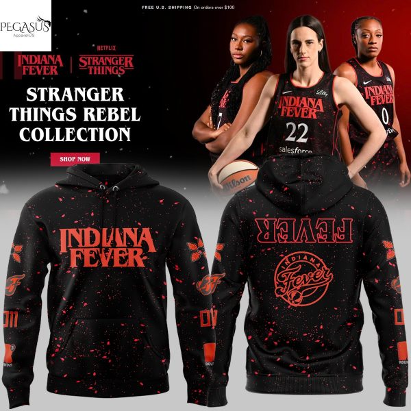 Indiana Fever Stranger Things Rebel Swingman Hoodie