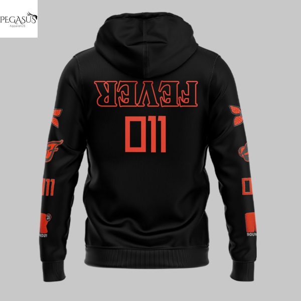 Indiana Fever Stranger Things Rebel Swingman Hoodie – Black