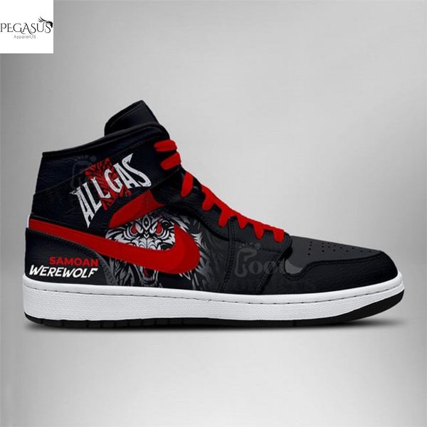 Jacob Fatu All Gas – WWE WrestleMania 41 Air Jordan 1 High Top