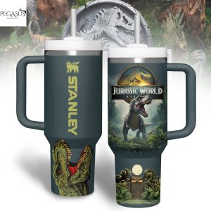 Jurassic World Rebirth Tumbler With Handle And Straw