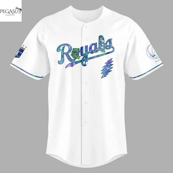 Kansas City Royals Grateful Dead Night Baseball Jersey