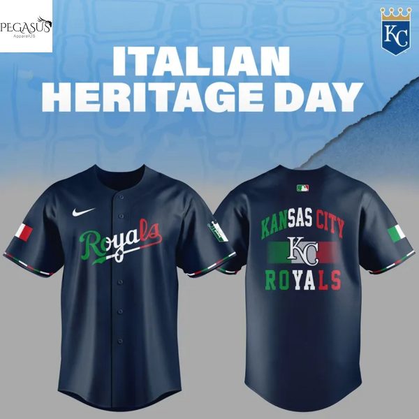 Kansas City Royals Italian Heritage Day Baseball Jersey