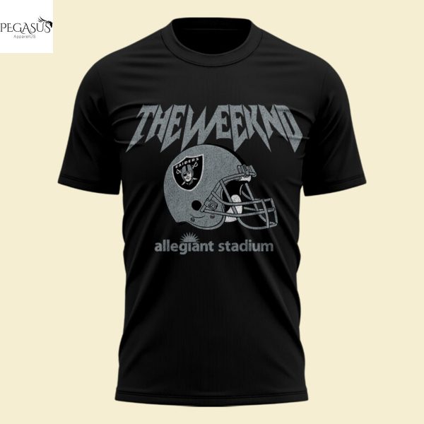 Las Vegas Raiders x The Weeknd After Hours Til Dawn 2025 3D T-Shirt