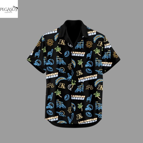 Los Angeles Chargers Summer 2025 Hawaiian Shirt