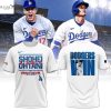 Los Angeles Dodgers Shohei Ohtani Heroes Of The Game Signature 3D T-Shirt – Blue