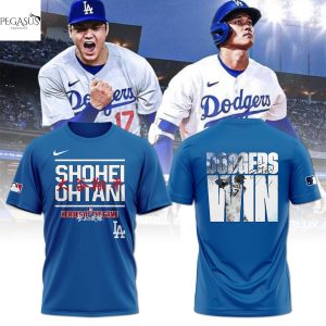 Los Angeles Dodgers Shohei Ohtani Heroes Of The Game Signature 3D T-Shirt – Blue