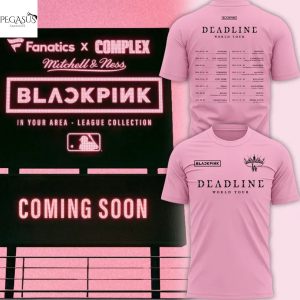 Los Angeles Dodgers x Blackpink World Tour Deadline 3D T-Shirt