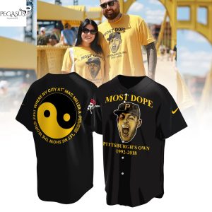Mac Miller Most Dope x Pittsburgh Pirates Pittsburgh Own Baseball Jersey