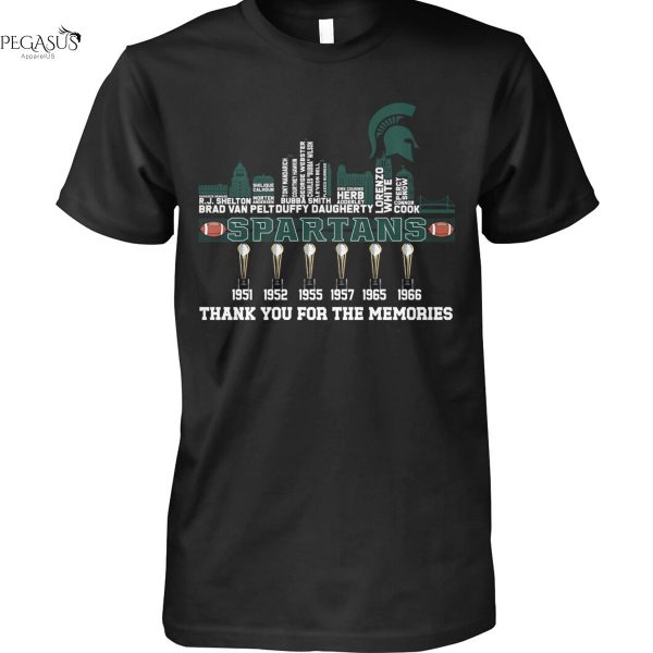 Michigan State Spartans Thank You For The Memories Unisex T-Shirt