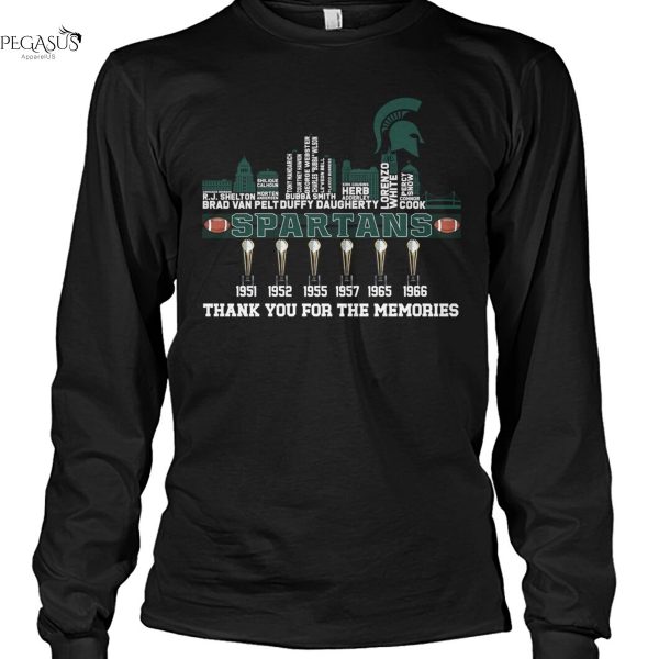 Michigan State Spartans Thank You For The Memories Unisex T-Shirt