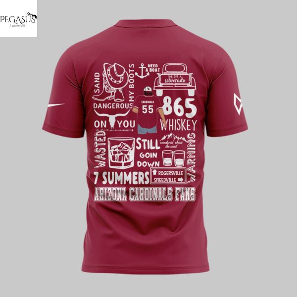 Morgan Wallen x Arizona Cardinals 2025 Im The Problem Tour State Farm Stadium 3D T-Shirt