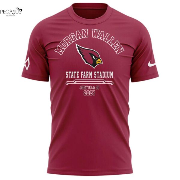 Morgan Wallen x Arizona Cardinals Im The Problem Tour 2025 3D T-Shirt