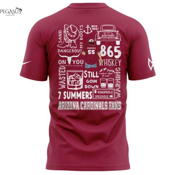 Morgan Wallen x Arizona Cardinals Im The Problem Tour 2025 3D T-Shirt
