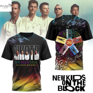 New Kids On The Block The Right Stuff Las Vegas Residency 2025 3D T-Shirt