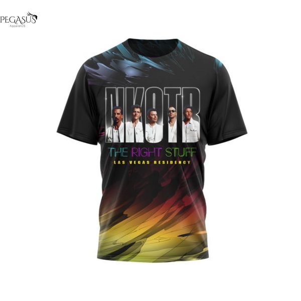 New Kids On The Block The Right Stuff Las Vegas Residency 2025 3D T-Shirt