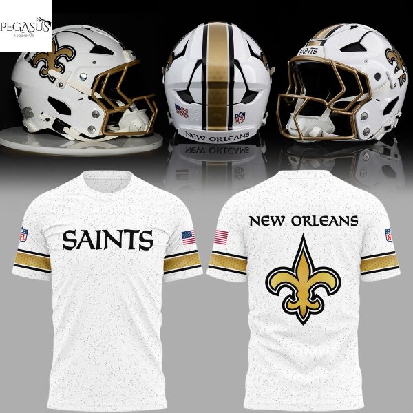New Orleans Saints 2025 Alternate 3D T-Shirt