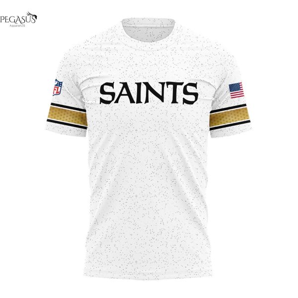New Orleans Saints 2025 Alternate 3D T-Shirt