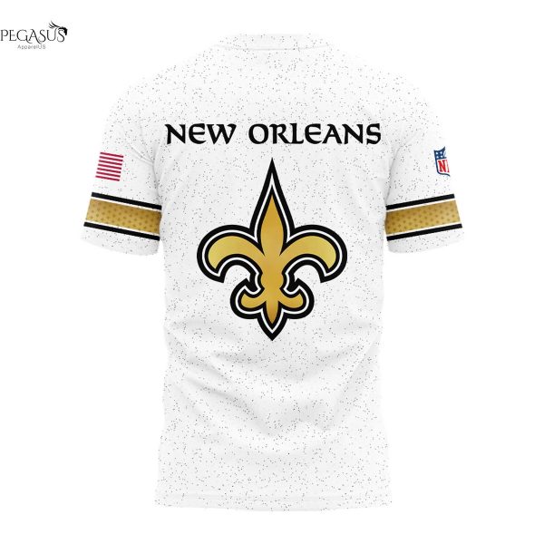 New Orleans Saints 2025 Alternate 3D T-Shirt