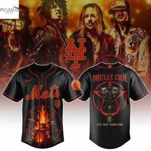 New York Mets x Motley Crue Baseball Jersey