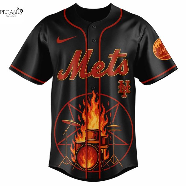 New York Mets x Motley Crue Baseball Jersey