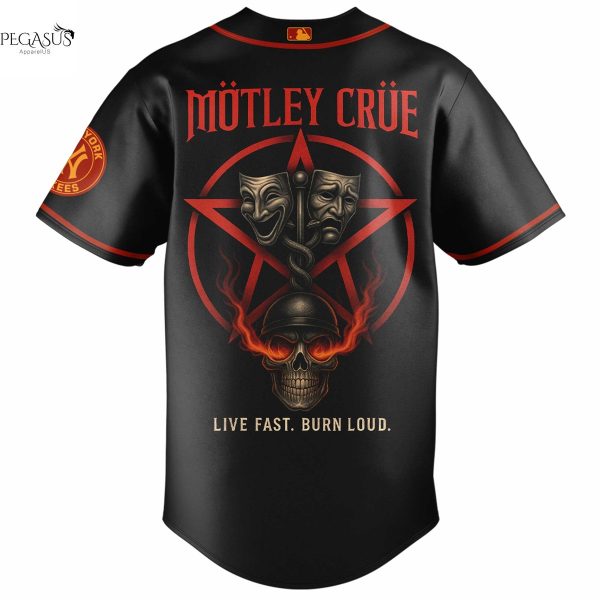 New York Yankees x Motley Crue Baseball Jersey