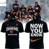 Now You Know 2025 WNBA Commissioner Cup Champions Indiana Fever 3D T-Shirt – Red